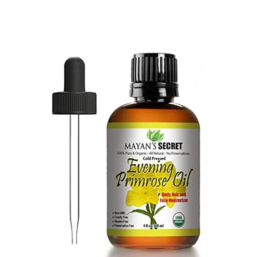 USDA Organic Evening Primrose Oil - Cold Pressed Skin & Hair Moisturizer