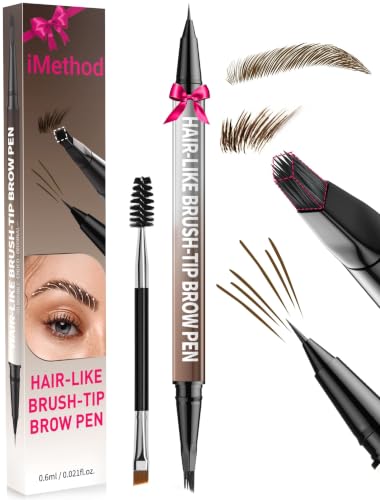 iMethod 2-in-1 Eyebrow Pen & Eyeliner - Dark Brown AB02
