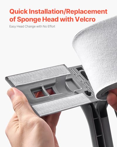 VEVOR Sponge Mop Replacement Heads - 2-Pack High-Density PU
