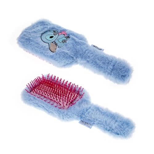 Disney Lilo & Stitch Fluffy Hairbrush - Cute & Functional