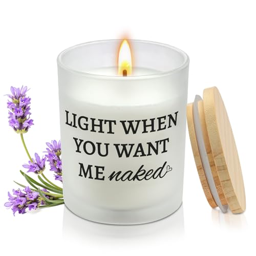Lavender Aromatherapy Candle - Romantic Gift for Him