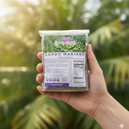 Kurandero Milk Thistle Herbal Tea - 4oz Loose Leaf, Caffeine-Free