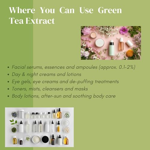 Naples Cosmeceuticals Organic Green Tea Extract Liquid 4 oz - Skin & Hair Care