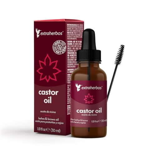 Pure Cold-Pressed Castor Oil for Hair Growth & Eyelash Enhancement - 30ml