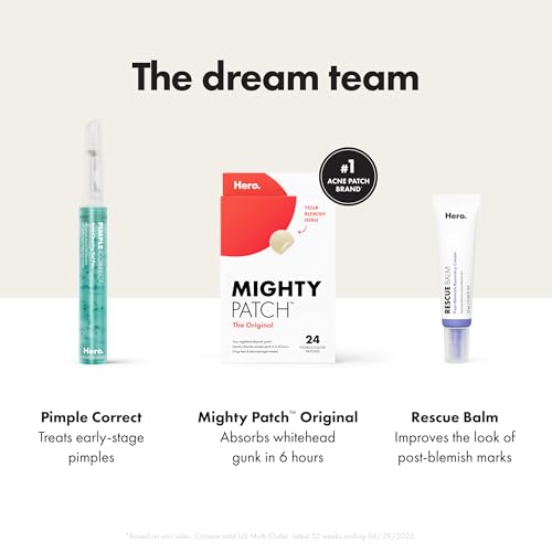 Hero Cosmetics Rescue Balm - Hydrating Post-Blemish Cream, 15mL