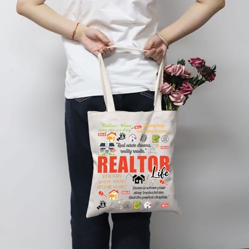 Realtor Tote Bag - Durable, Water-Resistant Gift for Real Estate Agents