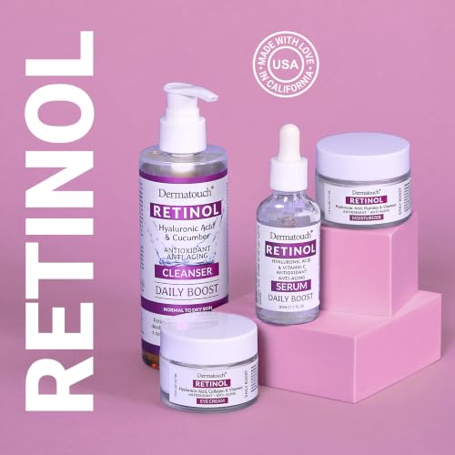 Dermatouch Retinol Face Cleanser with Hyaluronic Acid & Cucumber 8oz