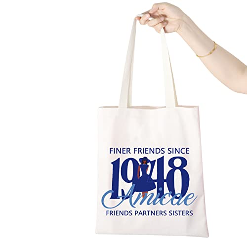 Sorority Inspired Marble Canvas Makeup Bag - Portable Cosmetic Organizer