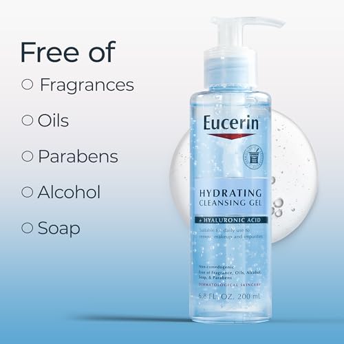 Eucerin Hydrating Cleansing Gel with Hyaluronic Acid - 6.8 FL OZ
