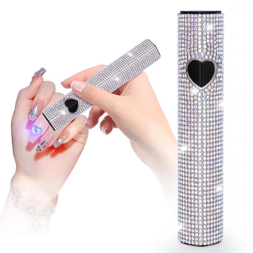 Linssy Diamond Handheld UV Nail Lamp 10W Rechargeable Mini Gel & Nail Art Light