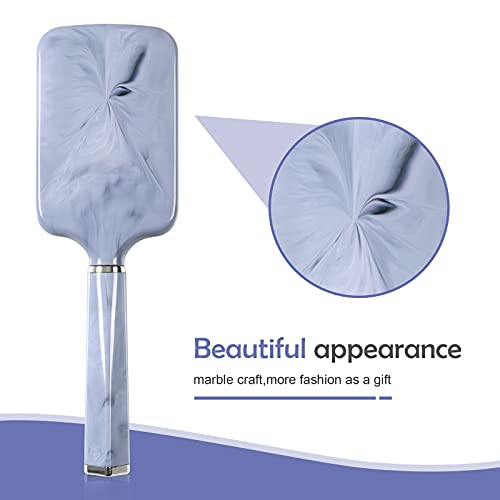 Marble Paddle Hair Brush with Air Cushion for Detangling & Massage