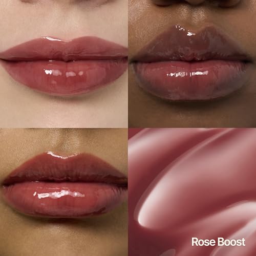 fwee Glowy Smoothie Tinted Lip Balm - Rose Boost, Hydrating, Sheer Tint, Long Lasting, 9.5g
