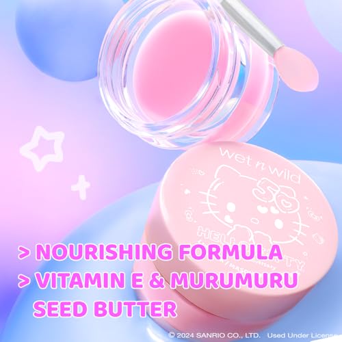 Hello Kitty Lip Mask with Spatula - Nourishing Vitamin E & Shea Butter