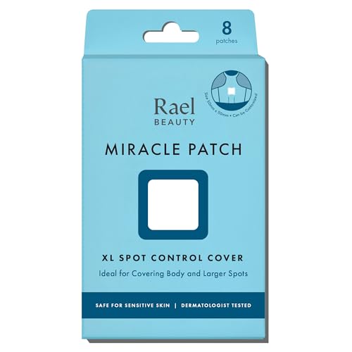 Rael Miracle XL Hydrocolloid Pimple Patches - 8 Ct for Large Blemishes