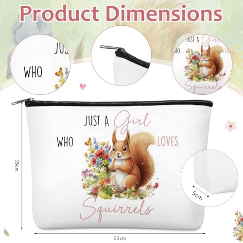 Squirrel Gifts Set for Women Girls - 5 Pcs Squirrel Themed Accessories