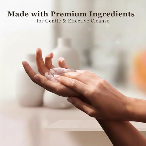 Brevä Soap Co. Monogrammed Luxury Liquid Hand Soap - D | Citrus Bloom Scent | 12 oz Personalized Hand Wash