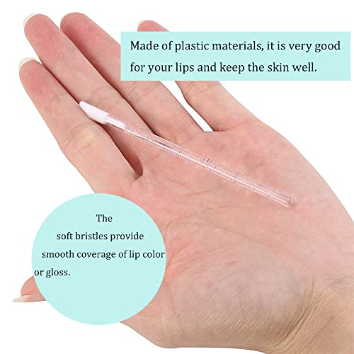 Utoolmart Orange Disposable Lip Gloss Wands, 50 Pcs – Lipstick Applicators