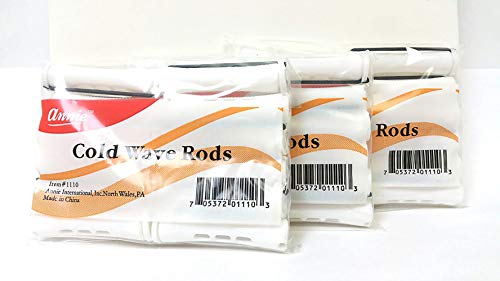 Annie Cold Wave Rods #1110 - 3 Packs of 12 Short Rods