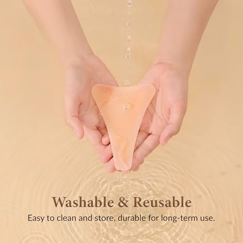 Dephale Silicone Camel Concealer Toe Pads 2-Pack for Swimwear & Leggings