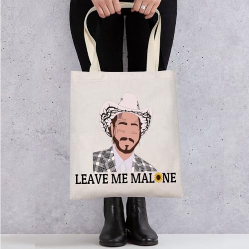 Leave Me Singer Inspired Makeup Bag - Waterproof Canvas Zipper Pouch