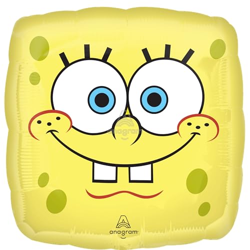 SpongeBob Foil Balloon Bouquet Set - 5 Pieces for Kids' Parties