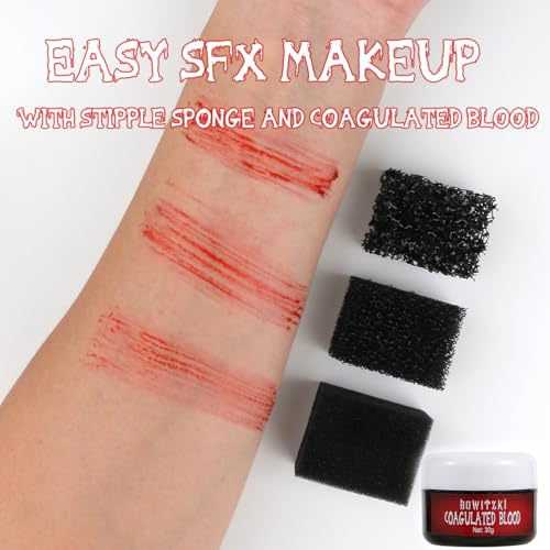 Bowitzki Halloween Special Effects Makeup Kit with Scar Wax & Face Paint