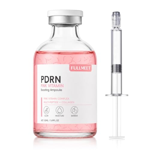 FullMeet PDRN Pink Silk Peptide Ampoule - Hydrating Collagen Face Serum