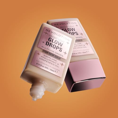 Revolution Beauty Bright Light Glow Drops - Hydrating Liquid Highlighter (2 Pack)