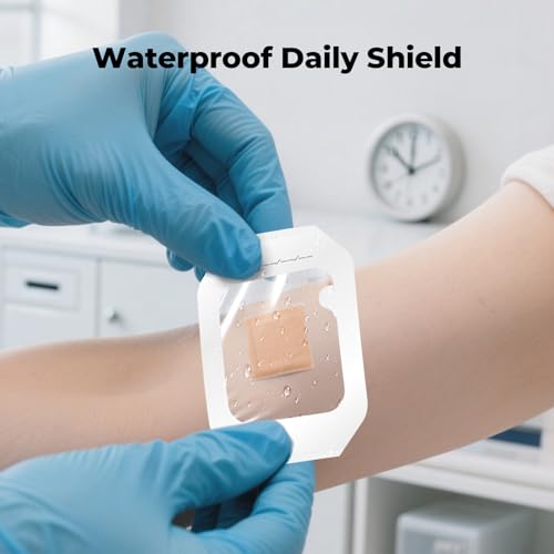 Kototo Waterproof Tattoo Cover Up Tape - 20 Count, Transparent & Breathable