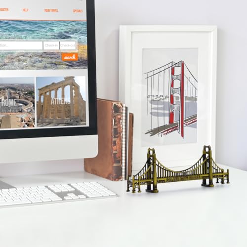 Golden Gate Bridge Model Statue | San Francisco Architecture Decor