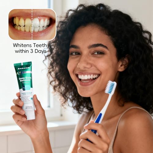 Whitening Toothpaste - Sea Breeze Mint, 3.7oz for Sensitive Teeth & Gums