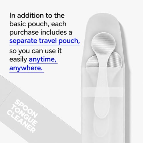 MATT GRAY Disposable Tongue Scrapers - 40 Count, Korean-Made Oral Care