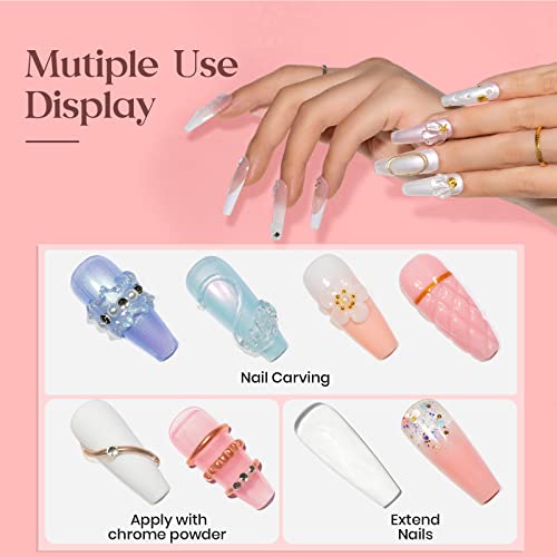 MIZHSE Classic Colors 3D Nail Gel Kit - Non-Sticky Builder Sculpting Polish