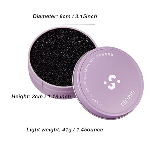 TYSSELY Makeup Brush Cleaner Sponge - 2 Pack for Quick Color Change