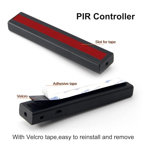 VST Motion Sensor LED Strip Light, 6.56 ft Battery Operated for Closet & Cabinet