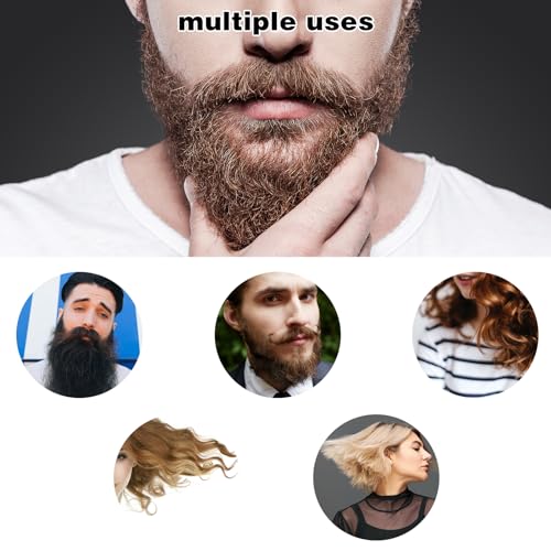 Ouligay Portable Folding Mustache Comb - 4pcs Mini Beard Grooming