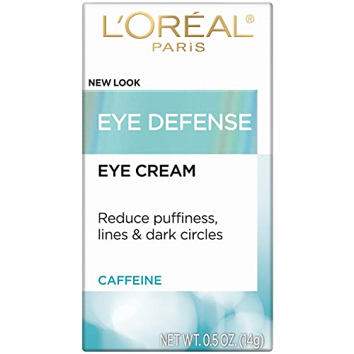 L'Oreal Paris Dermo-Expertise Eye Defense Cream 0.5 oz with Caffeine & Hyaluronic Acid