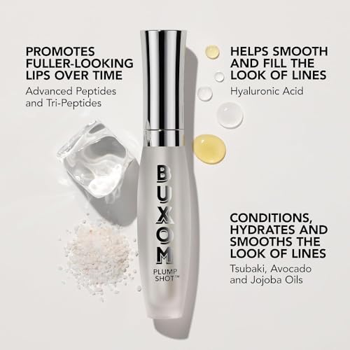 Buxom Plump Shot Peptide Lip Serum - Glossy Filler Travel Size