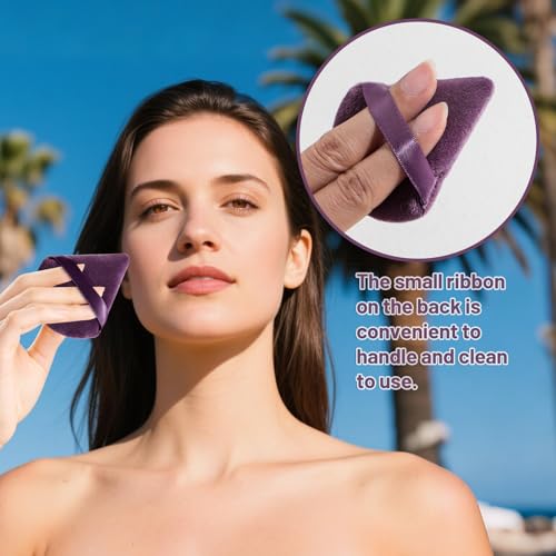 BS-MALL 10-Piece Makeup Sponge Set with Case for Foundation & Blending