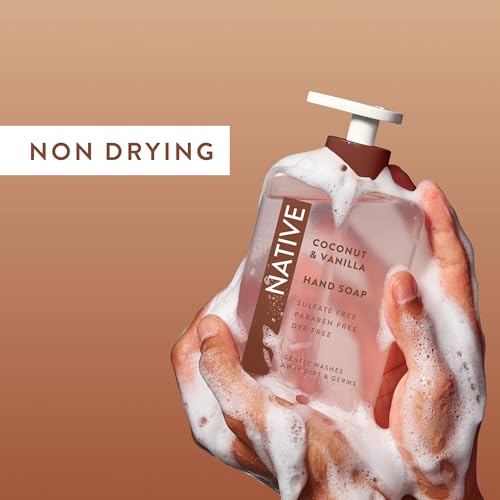Native Coconut & Vanilla Liquid Hand Soap - Non-Drying, 13 oz