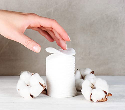 Organyc Organic Cotton Rounds - 70 Count Pack of 3, Biodegradable, Sensitive Skin