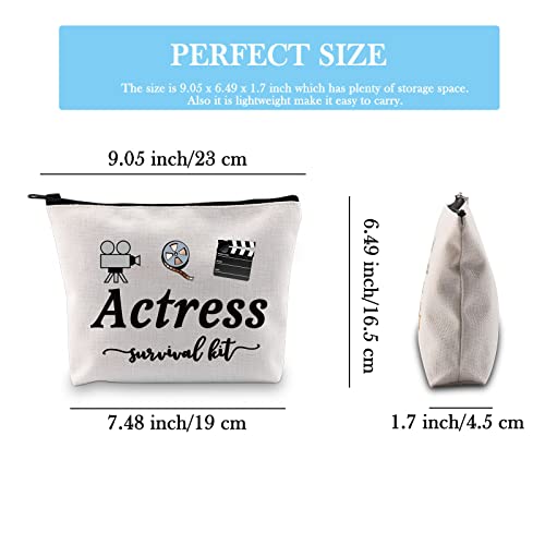 Survival Kit Actress Bag - Funny Makeup Pouch for Drama Students