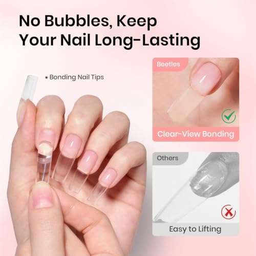 Beetles Nail Glue Gel for Tipex Nail Tips - 2Pcs 20g