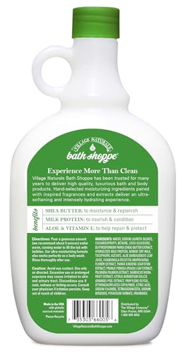 Village Naturals White Tea & Jasmine Foaming Milk Bath, 28 Fl Oz (Pack of 2)