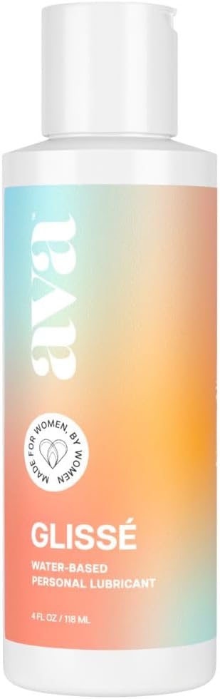 Ava Premium Water-Based Personal Lubricant - Long-Lasting, pH-Balanced & Toy-Safe Lube for Couples | 4 oz Bottle