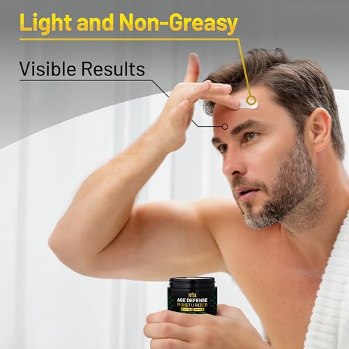 Men's Peptide Wrinkle Cream - Anti-Aging Face Moisturizer 2oz