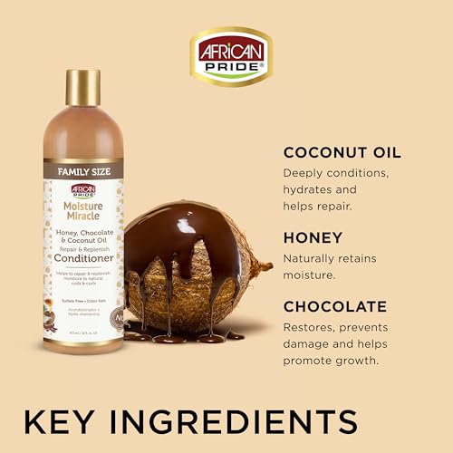 African Pride Moisture Miracle Conditioner for Coils & Curls
