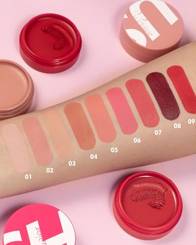 MAEPEOR Cream Blush 9 Color Set Color 01 — Buildable, Long-Lasting Powder Blush