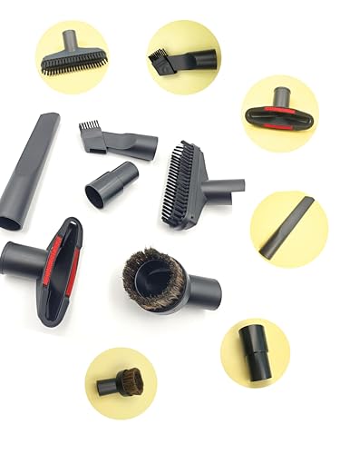 Vacuum Cleaner Brush Kit with 1-1/4" & 1-3/8" Attachments