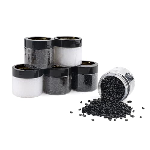 GlamorDove Brown Keratin Hair Extension Glue Beads - 40g